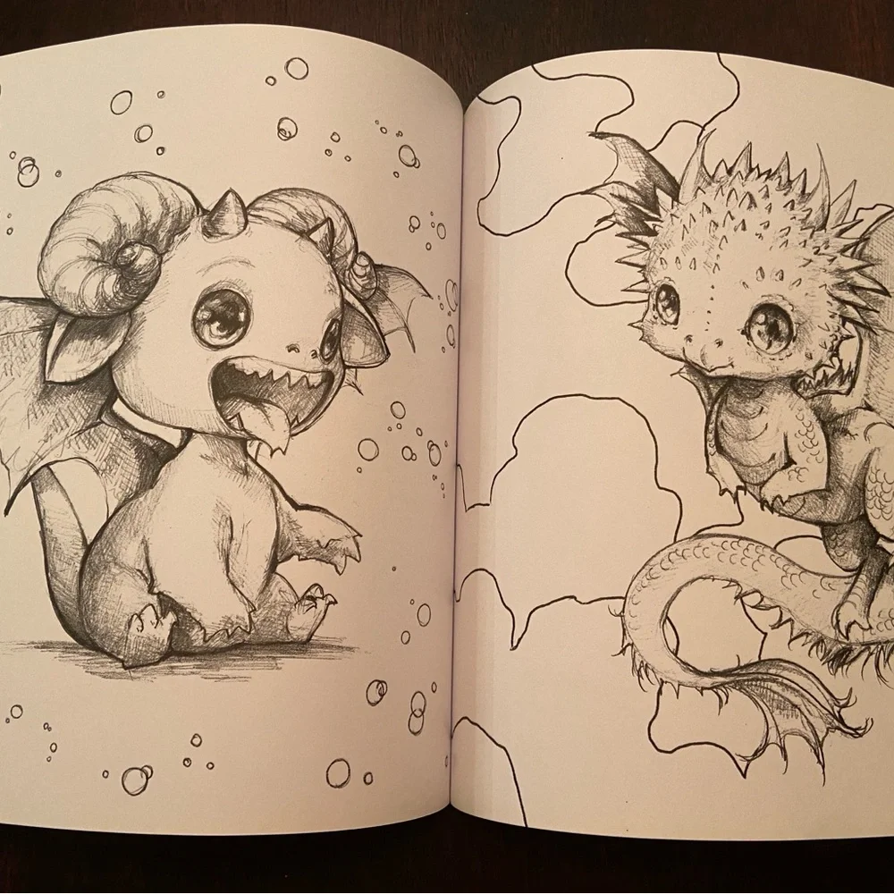 Cute and Creepy Coloring Book for Kids